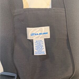 Slalom Black Nylon snow Vest